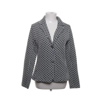 Blazer (Black, White) from Jensen Cotton, Elastane, Polyester