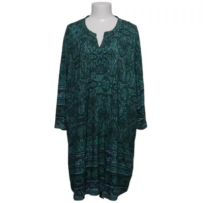 Jurk (Groen, Blauw, Meerkleurig) van Selection by Ulla Popken Elastaan, Viscose