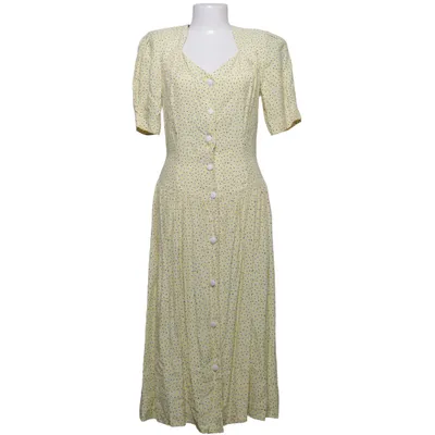 Blusenkleid (Gelb, Weiß, Schwarz) von Kurt Kellermann Viskose