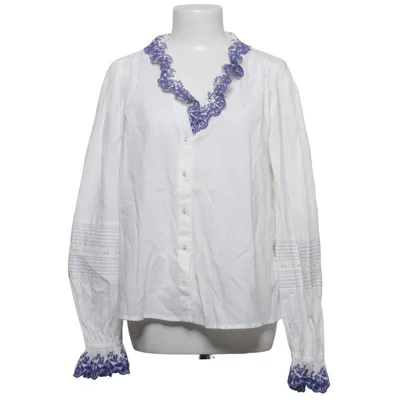 Blouse (White, Blue) from Scotch & Soda Organic cotton, Polyester