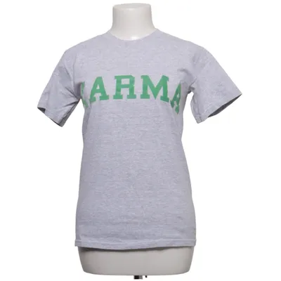 T-shirt (Grå, Grøn) fra L.A.LU Design Bomuld, Polyester