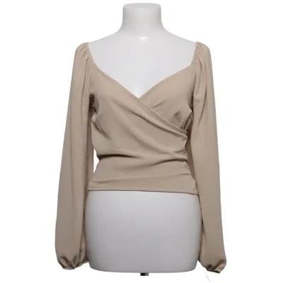 Slå-om bluse (Beige) fra Femme Luxe Polyester