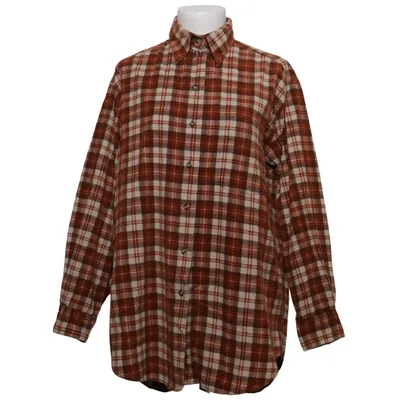 Chemise en flanelle (Marron, Beige) de Hennes Collection Coton