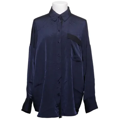 Chemise Zara Basic Bleu Clair - Taille S, Coton - Occasion Très Bon état - Style Boutonnée Col Chemise