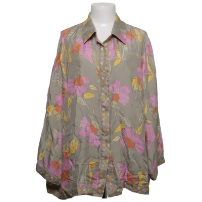 Blouse (Beige, Multicolored) from Sigrid Olsen Silk