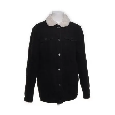 Fodrad jeansjacka (Svart, Vit) från Denim Co Bomull, Polyester, Viskos