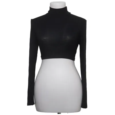 Crop top (Zwart) van The Girl Who