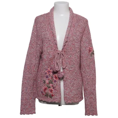 Cardigan (Pink, Multicolored) from KappAhl Acrylic, Polyester