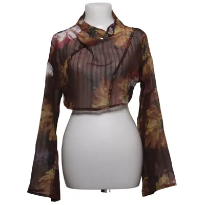 Crop Top (Braun, Gelb, Mehrfarbig) von AVAVAV Viskose