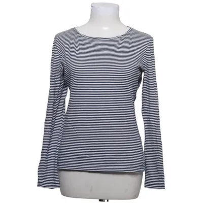 Long sleeve T-shirt (Blue, White) from UVR connected Cotton, Lyocell