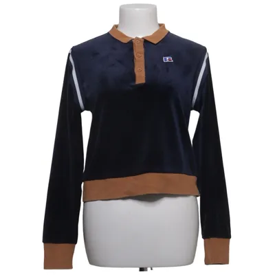 Rugbytrøje (Blå, Beige) fra Russell Athletic Elastan, Polyester