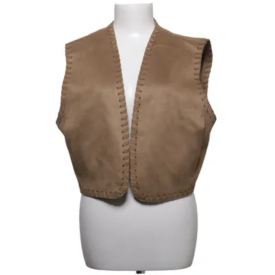 Vest (Brown) from Zara Elastane, Polyester