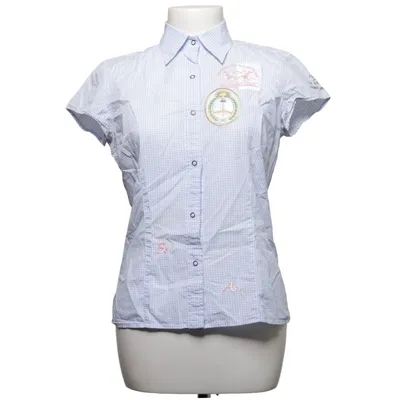 Chemise à manches courtes (Bleu, Blanc) de La Martina