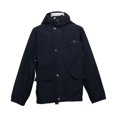 Regenjacke (Blau) von Ver de Terre Baumwolle, Polyamid, Polyester
