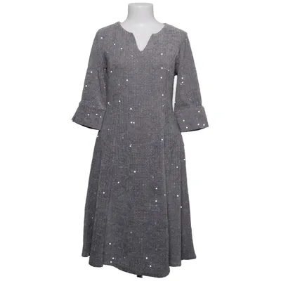 Dress (Gray) from The Hackbarth's Elastane, Polyester