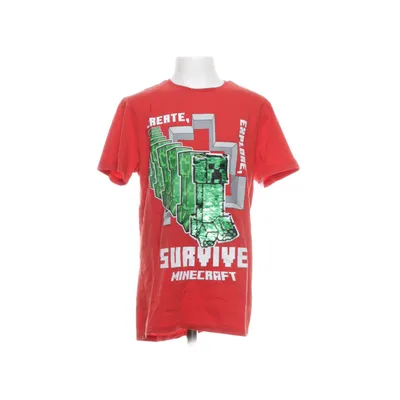 T-shirt (Röd, Flerfärgad) från Minecraft Bomull