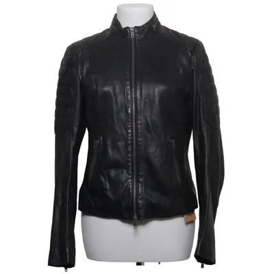 Veste en cuir (Noir) de Mrs & Hugs Cuir, Polyester