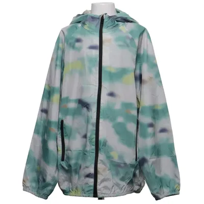 Rain jacket (Green, Multicolored) from Zara Polyester