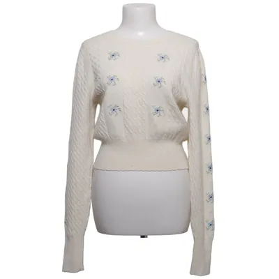 Strickpullover (Weiß) von Sandro Kaschmir, Polyester, Wolle