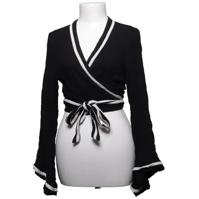 Wikkeltop (Zwart, Wit) van Forever 21 Contemporary
