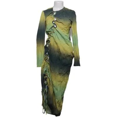 Maxi dress (Green, Yellow, Multicolored)