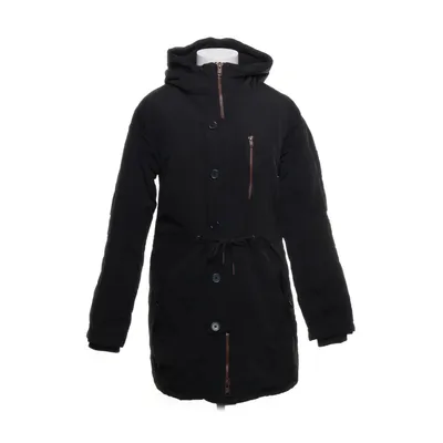 Parka (Black) from Velour Nylon, Polyester