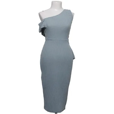 Robe (Bleu) de Lavish Alice Coton, Élasthane, Polyester