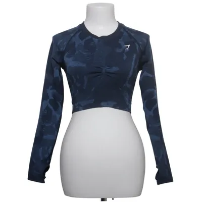 Haut de sport (Bleu) de Gymshark Élasthane, Polyamide, Polyester