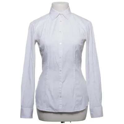 Shirt (White) from Massimo Dutti Cotton, Elastane, Polyamide