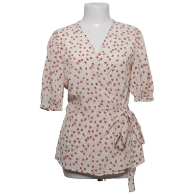 Wikkeltop (Beige, Rood) van VILA Clothes Polyester