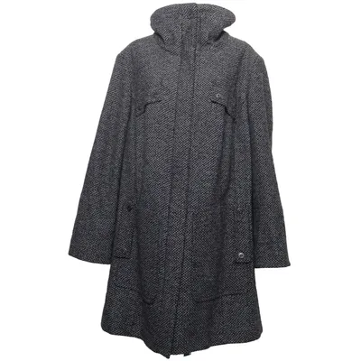 Vinterkappa (Grå, Flerfärgad) från XLNT Woman Akryl, Polyester, Ull