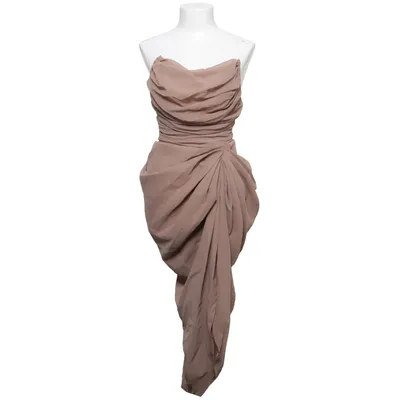 Aftenkjole (Beige) fra PrettyLittleThing Polyester