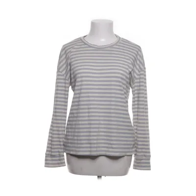 Långärmad t-shirt (Grå, Vit) från Natura Bomull, Elastan, Polyester