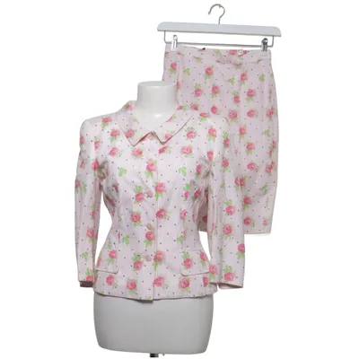 Mantelpak (Roze, Meerkleurig) van Escada Katoen, Zijde
