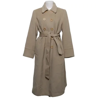 Manteau (Beige) de Devernois Angora, Laine