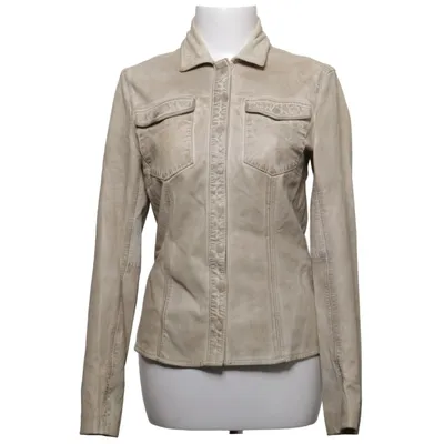 Leren jack (Blouse 113) van Goosecraft Leer, Polyester