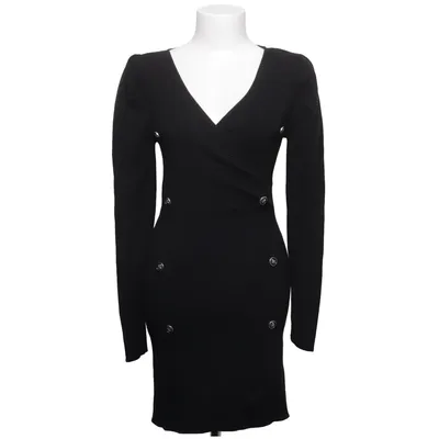 Wrap dress (Black) from John Richmond Nylon, Polyester, Viscose