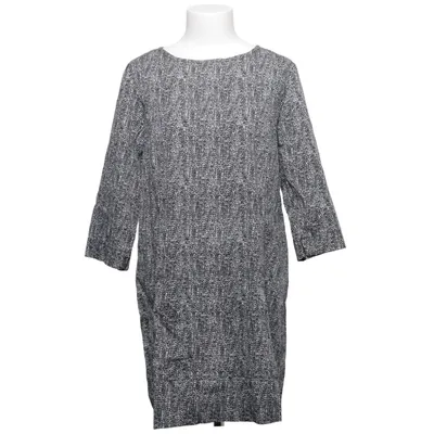 Klänning (Svart, Vit, Flerfärgad) från Ritva Falla Bomull, Elastan, Polyamid