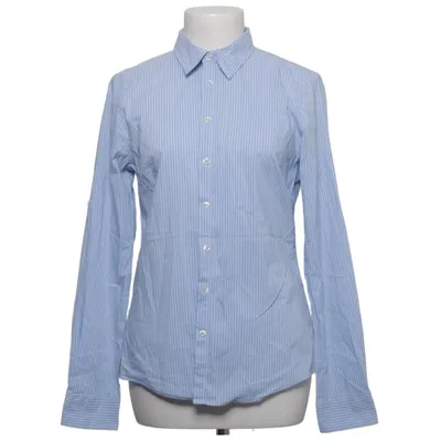 Shirt (Blauw, Wit) van Select Woman Katoen, Elastaan