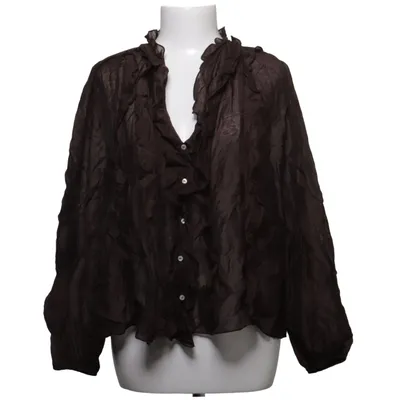 Blouse (Marron) de Zara Lyocell, Polyamide