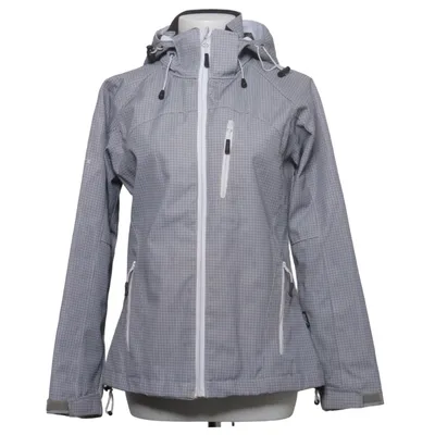Rain jacket (Gray, White) from DeVal Polyester