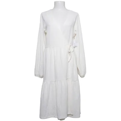 Robe portefeuille (Blanc) de Happy Holly Élasthane, Polyester