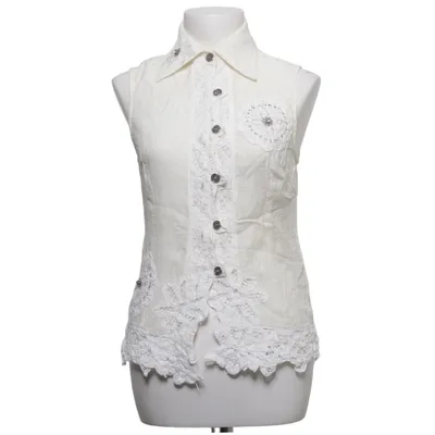 Top (Beige) fra Repeat Polyamid, Viscose