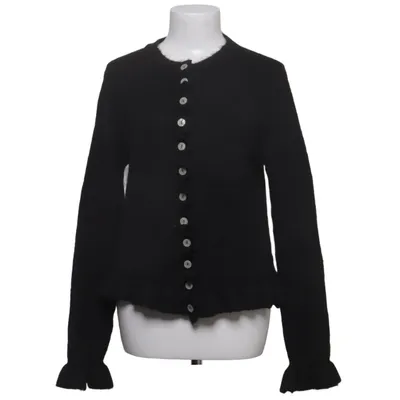 Cardigan (Black) from Mioni Acrylic, Polyamide, Polyester, Viscose, Wool
