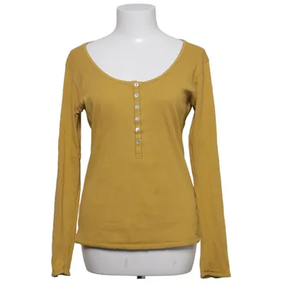 Henley shirt (Geel) van Noa Noa Katoen