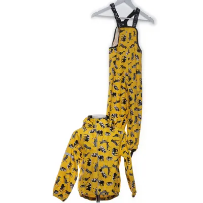 Regnställ (Gul, Svart, Vit) från Everest Polyester, Polyuretan