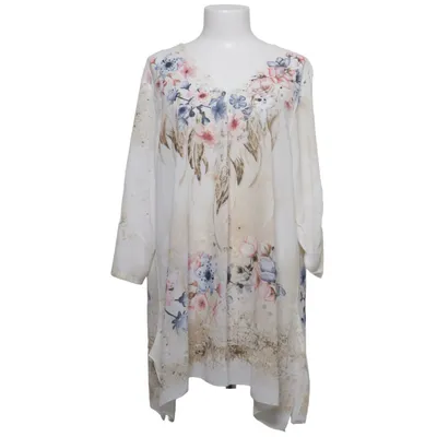 Blouse (Beige, Multicolored) from New Collection Elastane, Viscose