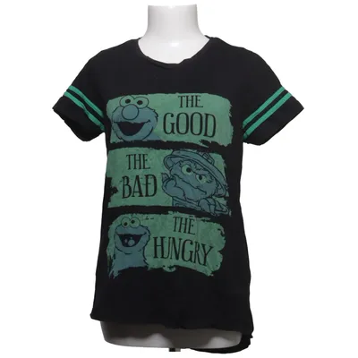T-shirt (Sort, Grøn) fra Sesame Street