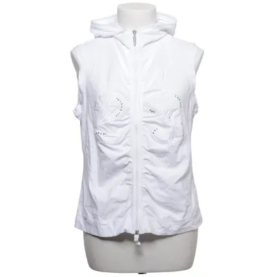 Korte mouwen capuchon sweater (Wit) van Airfield Katoen, Elastaan