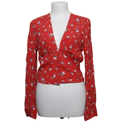 Blouse (Red, Multicolored) from Belair Viscose